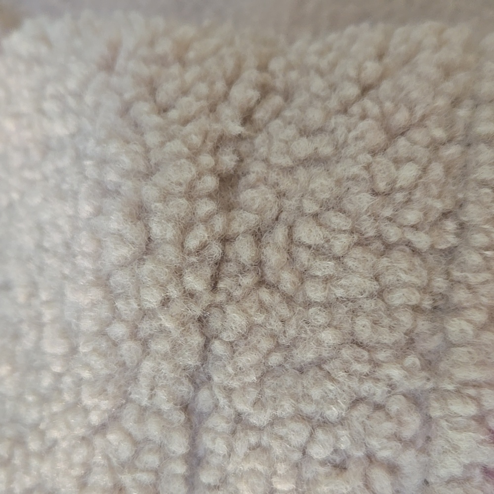 Mango MNG Casual Cozy Tan Sherpa Button Down Teddy Bear Jacket - Picture 5 of 11